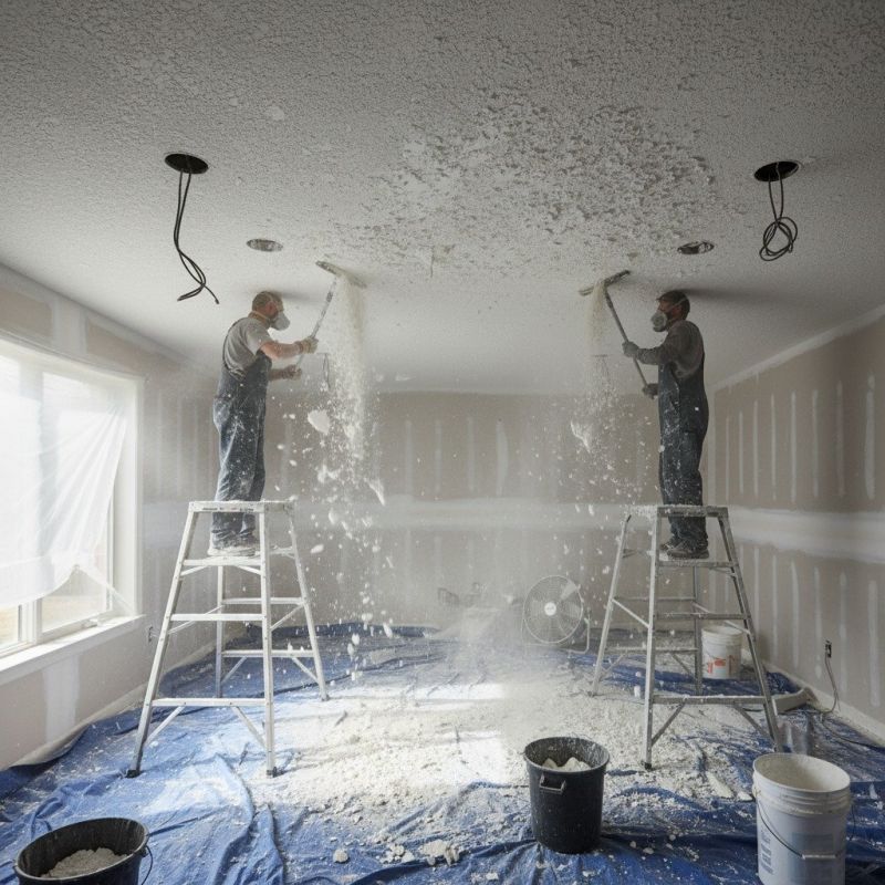 Knockdown Ceiling Removal